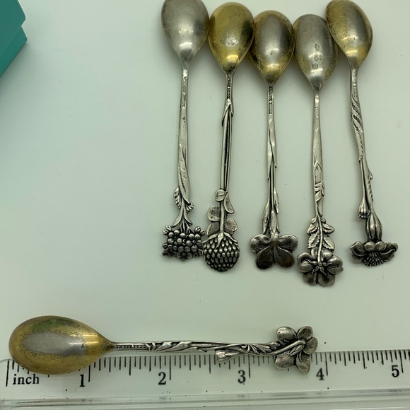 Antique Tiffany & Co. 925 Small Spoons T&Co. STG - Picture 8 of 8